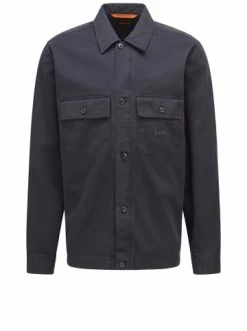 Rabatt 🎉 Bekleidung BOSS Overshirt 'Lovvo' Dunkelblau (404) Günstig Kaufen 😍