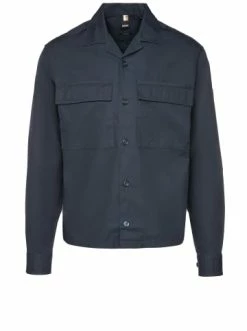 Aktion ⭐ Bekleidung BOSS Overshirt 'Naldo_T' Dunkelblau (404) Günstig Kaufen 👍