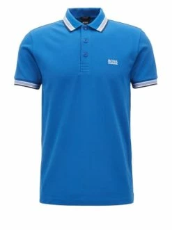 Aktion 🛒 Bekleidung BOSS Poloshirt 'Paddy' Blau (420) Günstig Kaufen ✔️