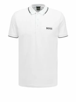 Bestpreis 🥰 Bekleidung BOSS Poloshirt 'Paddy Pro' Weiß (100) Günstig Kaufen 🎁