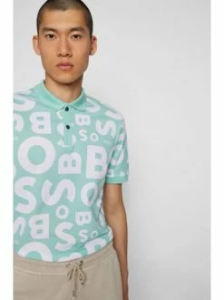 Bestes Angebot 👍 Bekleidung BOSS Poloshirt 'Parlay' Grün (338) Günstig Kaufen 👏 -Boss Verkaufsgeschäft boss poloshirt parlay grun 338 1