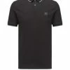 Bester Verkauf 🧨 Bekleidung BOSS Poloshirt 'Passertip' Schwarz (001) Günstig Kaufen ✔️