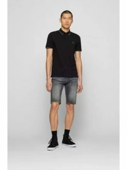 Bester Verkauf 🧨 Bekleidung BOSS Poloshirt 'Passertip' Schwarz (001) Günstig Kaufen ✔️ -Boss Verkaufsgeschäft boss poloshirt passertip schwarz 001 3