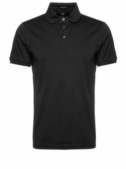 Rabatt 😉 Bekleidung BOSS Poloshirt 'T-Perry' Schwarz (001) Günstig Kaufen ⭐