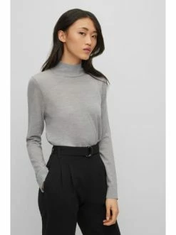 Am billigsten ❤️ Bekleidung BOSS Pullover 'Falianasan' Schwarz (001) Günstig Kaufen 🧨 -Boss Verkaufsgeschäft boss pullover falianasan schwarz 001 2