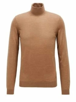 Bestpreis 🧨 Bekleidung BOSS Rollkragenpullover 'Musso-P' Beige (262) Günstig Kaufen 🥰