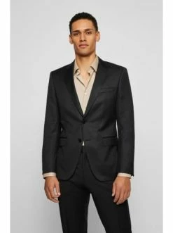 Bestes Angebot ⭐ Bekleidung BOSS Sakko 'H-Huge-B1' Schwarz (001) Günstig Kaufen 👍 -Boss Verkaufsgeschäft boss sakko h huge b1 schwarz 001 3