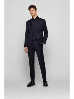 Coupon 👍 Bekleidung BOSS Sakko 'H-Reymond' Dunkelblau (401) Günstig Kaufen 🤩 -Boss Verkaufsgeschäft boss sakko h reymond dunkelblau 401 2