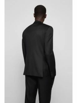 Blitzangebot 👍 Bekleidung BOSS Sakko 'H-Reymond' Schwarz (001) Günstig Kaufen 👍 -Boss Verkaufsgeschäft boss sakko h reymond schwarz 001 3