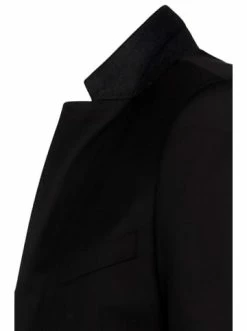 Brandneu ✔️ Bekleidung BOSS Sakko 'Ryan Mit AMF-Nähten' Schwarz (001) Günstig Kaufen 😍 -Boss Verkaufsgeschäft boss sakko ryan mit amf nahten schwarz 001 2