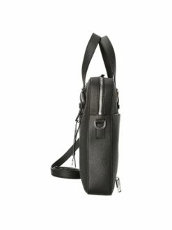 Billig 🔔 Geschenke Für Herren BOSS Scarlet - Aktentasche Leder 38 Cm In Schwarz Günstig Kaufen 🎁 -Boss Verkaufsgeschäft boss scarlet aktentasche leder 38 cm in schwarz 2