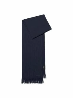 Bestpreis 😀 Geschenke Für Herren BOSS Schal In Dunkelblau Günstig Kaufen ⭐