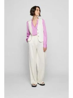 Budget 🎉 Bekleidung BOSS Seidenbluse 'Bisora' Rosa (691) Günstig Kaufen 🌟 -Boss Verkaufsgeschäft boss seidenbluse bisora rosa 691 4