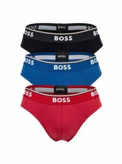 Bester Verkauf 👏 Bekleidung BOSS Slip 3er Pack In Rot/Blau/Schwarz Günstig Kaufen 🔔