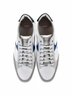 Schlussverkauf ✔️ Schuhe BOSS 👟 Sneaker In Hellgrau Günstig Kaufen ⭐ -Boss Verkaufsgeschäft boss sneaker in hellgrau 5