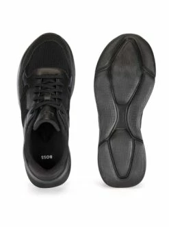 Rabatt ✔️ Schuhe BOSS 👟 Sneaker In Schwarz Günstig Kaufen 😍 -Boss Verkaufsgeschäft boss sneaker in schwarz 57