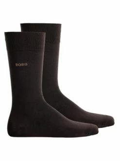 Am billigsten 👍 Bekleidung BOSS Socken 2er Pack In Dunkelbraun Günstig Kaufen 🔔