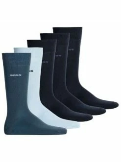 Auslauf 🧨 Bekleidung BOSS Socken 5er Pack In Blau Günstig Kaufen 🔥