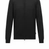 Neu ✔️ Bekleidung BOSS Strickjacke 'Balonso' Schwarz (001) Günstig Kaufen 👏