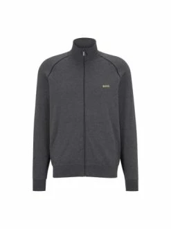 Schlussverkauf ✨ Outdoor & Sport BOSS Sweatjacke In Dunkelgrau Günstig Kaufen 🤩