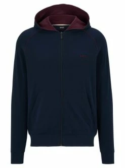 Budget ✔️ Outdoor & Sport BOSS Sweatjacke In Marine Günstig Kaufen 🤩