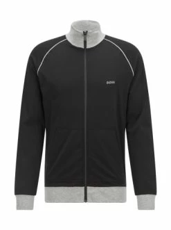 Angebote 🤩 Outdoor & Sport BOSS Sweatjacke In Schwarz Günstig Kaufen ✔️
