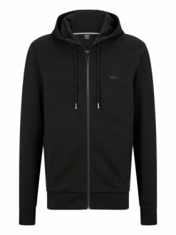 Besorgen ✔️ Outdoor & Sport BOSS Sweatjacke 'Seeger' Schwarz (001) Günstig Kaufen 🌟