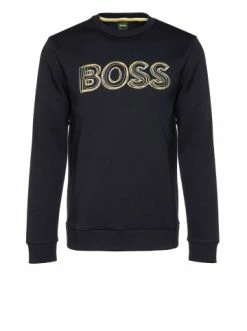 Großhandel 😍 Outdoor & Sport BOSS Sweatshirt 'Salbo' Dunkelblau/Navy (402) Günstig Kaufen 😉