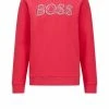 Brandneu 😀 Outdoor & Sport BOSS Sweatshirt 'Salbo' Rot (673) Günstig Kaufen 🎉