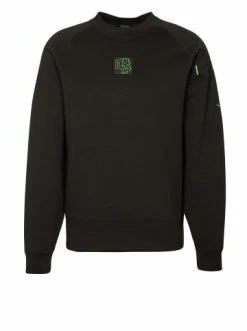 Angebote 🤩 Outdoor & Sport BOSS Sweatshirt 'Sovered' Schwarz (001) Günstig Kaufen ❤️