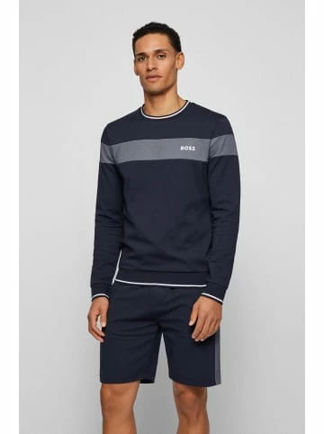 Brandneu 🤩 Outdoor & Sport BOSS Sweatshirt 'Tracksuit' Dunkelblau (403) Günstig Kaufen 🎁 2 Brandneu 🤩 Outdoor & Sport BOSS Sweatshirt 'Tracksuit' Dunkelblau (403) Günstig Kaufen 🎁 - Image 2