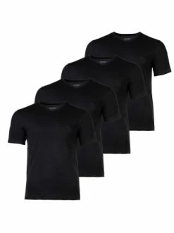 Budget ⭐ Bekleidung BOSS T-Shirt 4er Pack In Schwarz Günstig Kaufen 🤩
