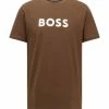 Schlussverkauf ⌛ Bekleidung BOSS T-Shirt In Braun Günstig Kaufen 👏