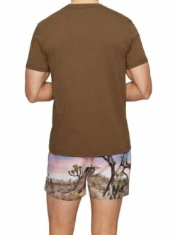 Schlussverkauf ⌛ Bekleidung BOSS T-Shirt In Braun Günstig Kaufen 👏 -Boss Verkaufsgeschäft boss t shirt in braun 2