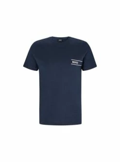 Coupon 😀 Bekleidung BOSS T-Shirt In Dunkelblau Günstig Kaufen 🧨