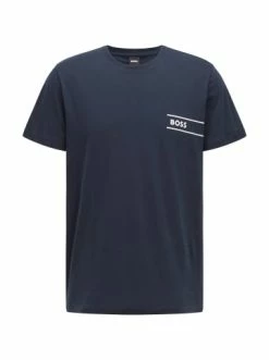 Aktion 🧨 Bekleidung BOSS T-Shirt In Dunkelblau Günstig Kaufen 😉