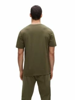 Schlussverkauf 🎁 Bekleidung BOSS T-Shirt In Grün Günstig Kaufen ⌛ -Boss Verkaufsgeschäft boss t shirt in grun 2