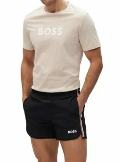 Budget 🧨 Bekleidung BOSS T-Shirt In Hellbeige Günstig Kaufen 😀 -Boss Verkaufsgeschäft boss t shirt in hellbeige 1
