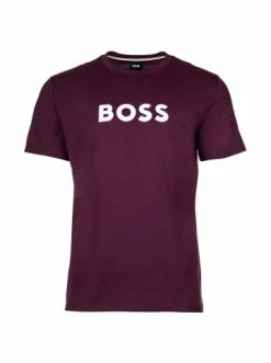 Bestpreis 🔔 Bekleidung BOSS T-Shirt In Lila Günstig Kaufen 🔔