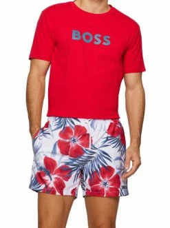 Großhandel 😉 Bekleidung BOSS T-Shirt In Rot (Bright Red) Günstig Kaufen 🎉 -Boss Verkaufsgeschäft boss t shirt in rot bright red 1