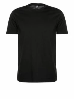 Auslauf 🥰 Bekleidung BOSS T-Shirt 'Tessler' Schwarz (001) Günstig Kaufen ⭐