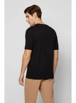 Bestes Angebot 💯 Bekleidung BOSS T-Shirt 'Tilson' Schwarz (001) Günstig Kaufen 🔔 -Boss Verkaufsgeschäft boss t shirt tilson schwarz 001 2