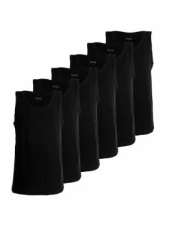 Beste Bewertungen von ⌛ Bekleidung BOSS Unterhemd 6er Pack In Schwarz Günstig Kaufen 😍