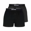 Bestes Angebot 🛒 Bekleidung BOSS Web-Boxershorts 2er Pack In Beige Günstig Kaufen 🔔