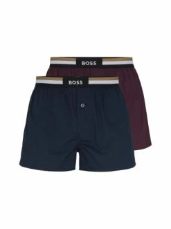 Brandneu 💯 Bekleidung BOSS Web-Boxershorts 2er Pack In Lila Günstig Kaufen 💯
