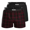 Billig 😍 Bekleidung BOSS Web-Boxershorts 2er Pack In Rot Günstig Kaufen ❤️