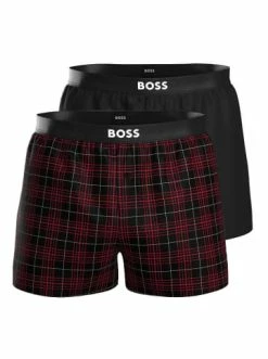 Billig 😍 Bekleidung BOSS Web-Boxershorts 2er Pack In Rot Günstig Kaufen ❤️