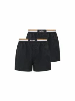 Bestes Angebot 🥰 Bekleidung BOSS Web-Boxershorts 2er Pack In Schwarz Günstig Kaufen 🧨