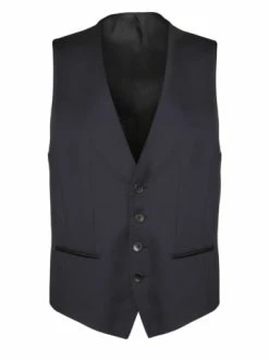 Besorgen ⌛ Bekleidung BOSS Weste 'Wilson_cyl' Dunkelblau (401) Günstig Kaufen 💯