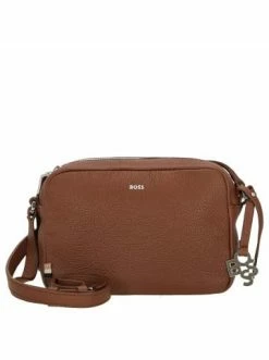 Blitzangebot 🧨 Geschenke Für Damen BOSS 👩 Women's Scarlet - Umhängetasche Leder 22 Cm In Open Brown Günstig Kaufen 😍